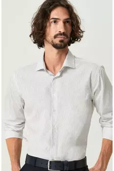 Рубашка с рисунком экрю Network, экрю