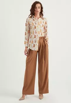 Рубашка с рисунком Herita, коричневый