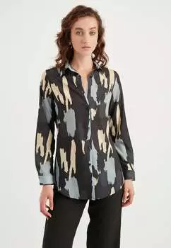 Рубашка с рисунком Herita, серый