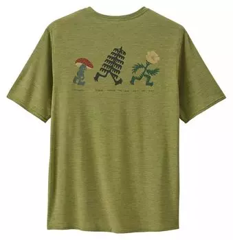 Рубашка с рисунком Patagonia Capilene Cool Daily Lands