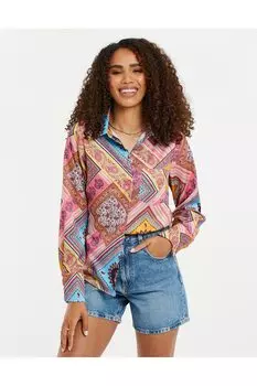 Рубашка с рисунком Sanasa 4689 Threadbare, розовый