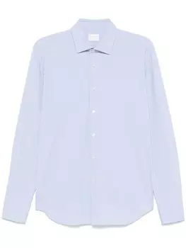 Рубашка с ромбовидным узором Xacus, синий