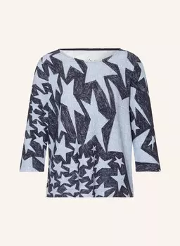 Рубашка с рукавами 3/4 ZADA, цвет HELLBLAU/DUNKELBLAU