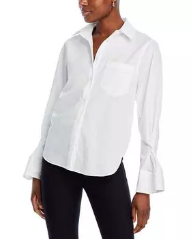 Рубашка с рукавами на пуговицах Wesley Derek Lam 10 Crosby, цвет White