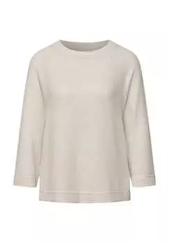 Рубашка с рукавом 3/4 и вырезом-лодочкой Street One, желтый