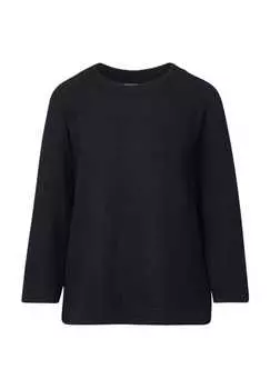 Рубашка с рукавом 3/4 и вырезом-лодочкой Street One, синий