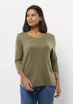 Рубашка с рукавом 3/4 Jack Wolfskin "MOLA 3/4 T W", цвет Bay-Leaf