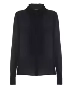 Рубашка с рюшами и рюшами Kocca, черный