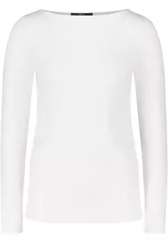 Рубашка с рюшами по бокам Zero, белый