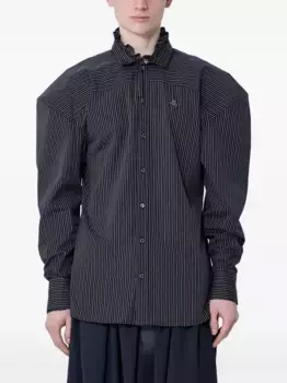 Рубашка с рюшами Vivienne Westwood, синий