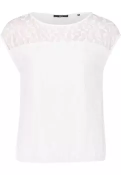 Рубашка с сетчатой вставкой Zero, белый