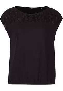 Рубашка с сетчатой вставкой Zero, черный