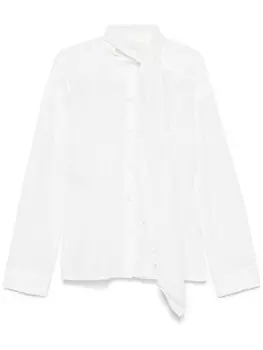 Рубашка с шарфом Philosophy Di Lorenzo Serafini, белый