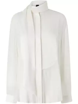 Рубашка с шарфом PINKO, белый