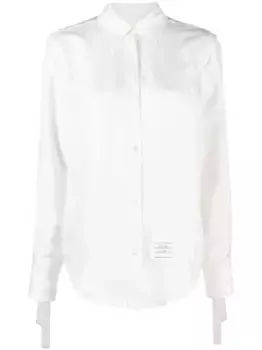 Рубашка с шарфом THOM BROWNE, белый