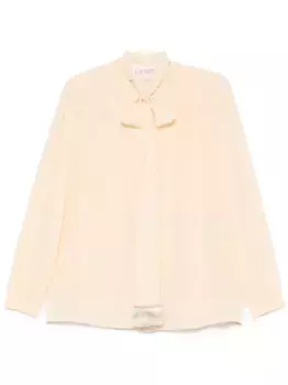 Рубашка с шарфом VALENTINO GARAVANI, нейтральный