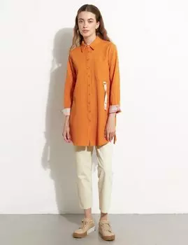 Рубашка с Тиснением Янтарная Kayra