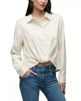 Рубашка с узлом Hudson, белый