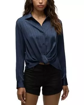 Рубашка с узлом Hudson, синий