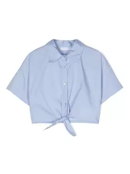 Рубашка с узлом Miss Grant Kids, синий