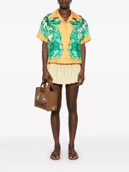 Рубашка с узором пейсли ETRO, оранжевый