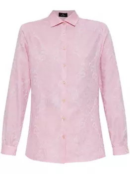 Рубашка с узором пейсли ETRO, розовый