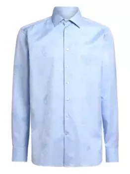 Рубашка с узором пейсли ETRO, синий