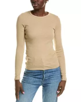 Рубашка с узором «Пуантель» от Enza Costa, коричневый