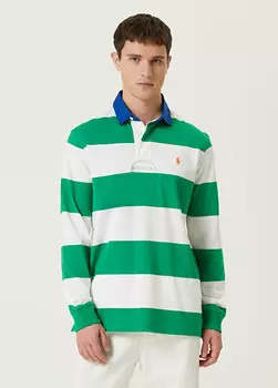 Рубашка с узором в стиле пэчворк Polo Ralph Lauren, индиго