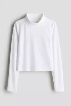 Рубашка с водолазкой H&M, белый