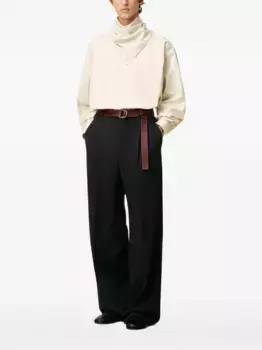 Рубашка с воротником-банданой AMI Paris, нейтральный