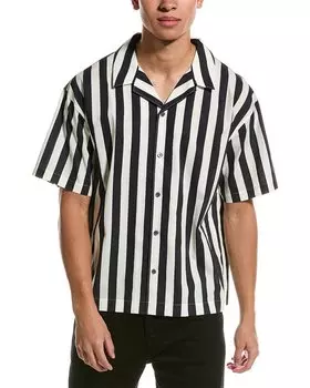 Рубашка с воротником Camp из денима FRAME FRAME Denim, синий