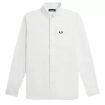 Рубашка с воротником на пуговицах Fred Perry, белый