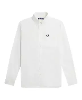 Рубашка с воротником на пуговицах Fred Perry, белый