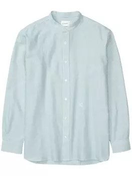 Рубашка с воротником-стойкой Closed, зеленый