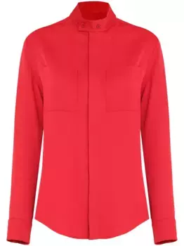 Рубашка с воротником-стойкой Gloria Coelho, красный