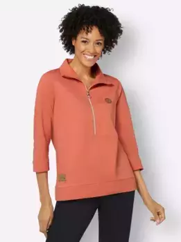 Рубашка с воротником стойкой в стиле casual Looks "Shirt", цвет Papaya