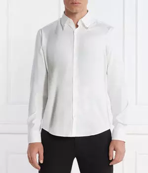Рубашка с воротником Straight fit Hugo, белый