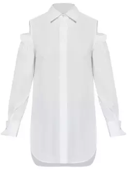 Рубашка с вырезами MAX MARA, белый