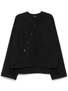 Рубашка с вырезами SONGZIO, черный