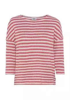 Рубашка с вырезом-лодочкой и рукавами 3/4 Cecil, красный