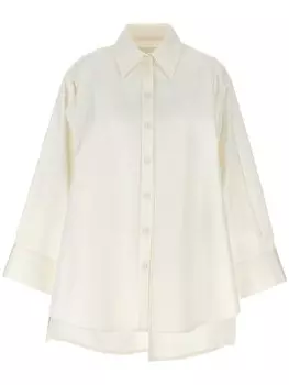 Рубашка с вырезом по пройме Jil Sander, белый