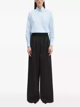 Рубашка с вышитым карманом Fiorucci, синий