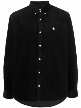 Рубашка с вышитым логотипом Carhartt WIP, черный