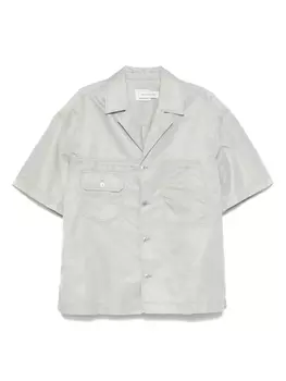 Рубашка с вышитым логотипом Feng Chen Wang, зеленый