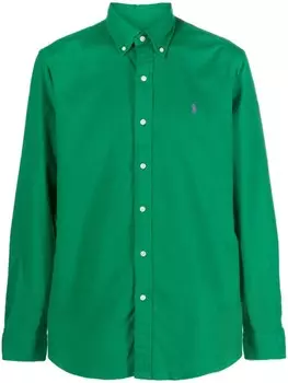 Рубашка с вышитым логотипом Polo Pony Polo Ralph Lauren, зеленый