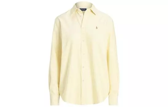 Рубашка с вышитым логотипом Polo Ralph Lauren, Three-Pillar Door Yellow