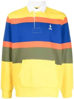 Рубашка с вышитым логотипом POLO RALPH LAUREN, мультиколор