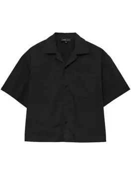 Рубашка с вышитым логотипом Purple Brand, черный