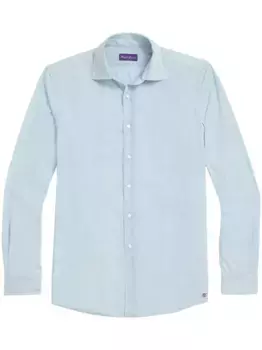 Рубашка с вышитым логотипом Ralph Lauren Purple Label, синий